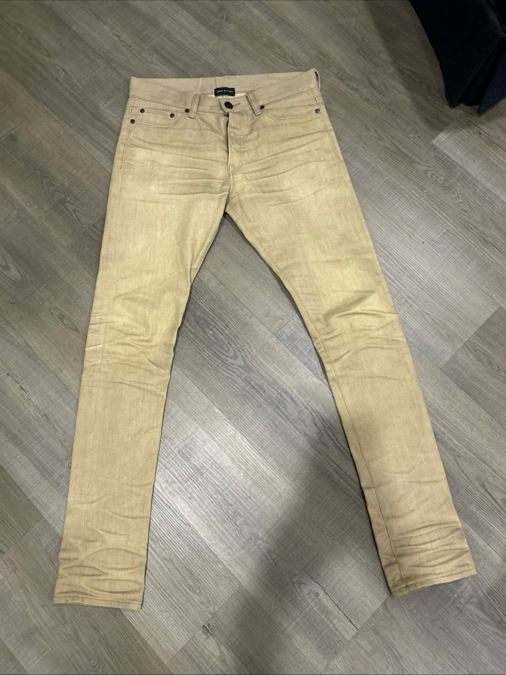 John Elliott Men's Skinny Jeans in Tan